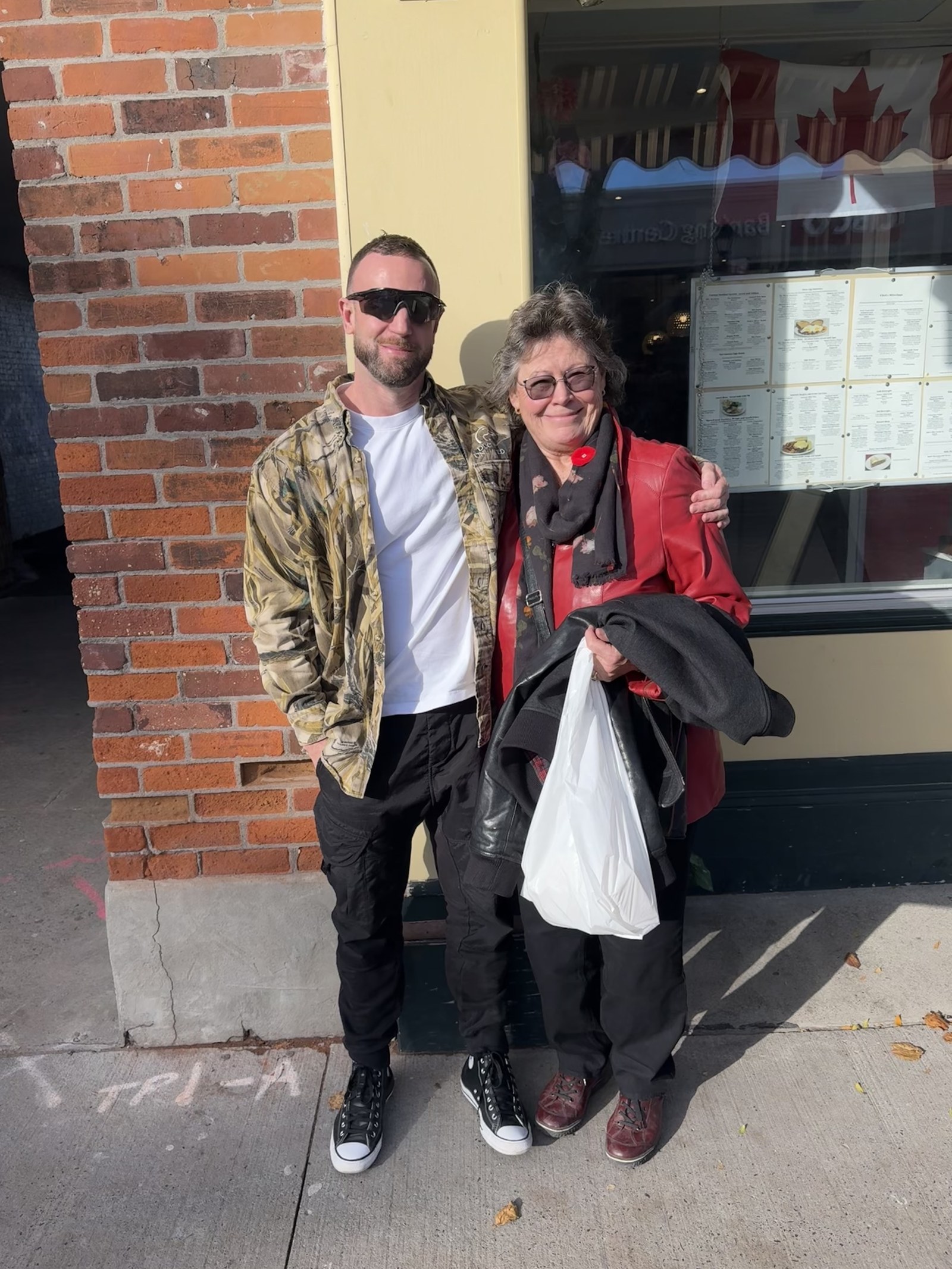 Michael Murphy with his mother Catharine